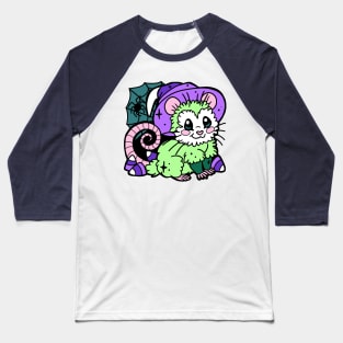 Halloween Opossum Baseball T-Shirt